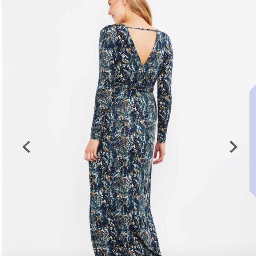 Jessica Simpson Printed Maternity Maxi Dress